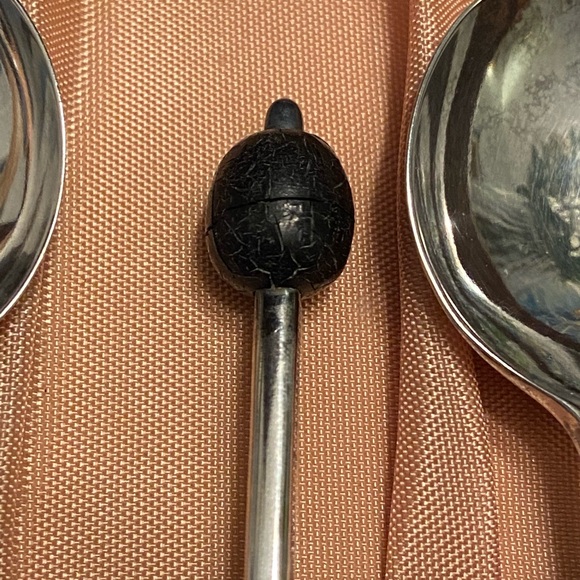 Vintage Silver Plate Demi-Tasse Spoon Set - Picture 2 of 4